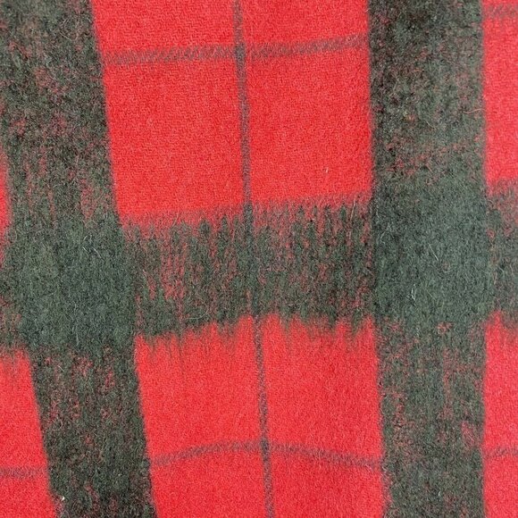 Talbots Petite Size 2P Red Black Pencil Skirt Wool Blend Lined EUC - Picture 3 of 6